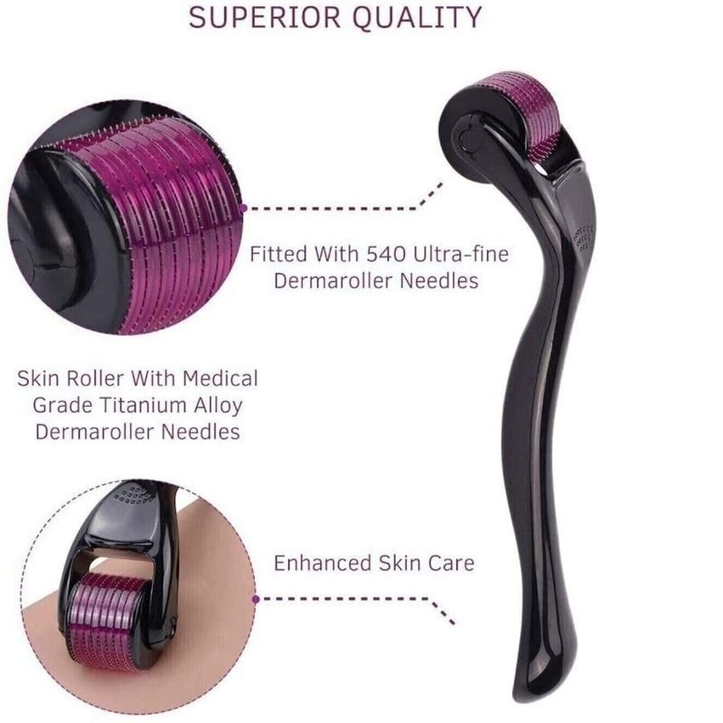 Rouleau de Massage et Soin Derma Roller pour Visage 0.5 mm 