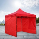  Tente Tonnelle Pliante Rouge 3 M X 3 M X 2,50 M 