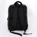 CATESIGO Sac à Dos En Toile Pour PC Portable 15.6"  avec Port USB Gris Charbon