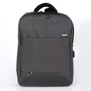 CATESIGO Sac à Dos En Toile Pour PC Portable 15.6"  avec Port USB Gris Charbon