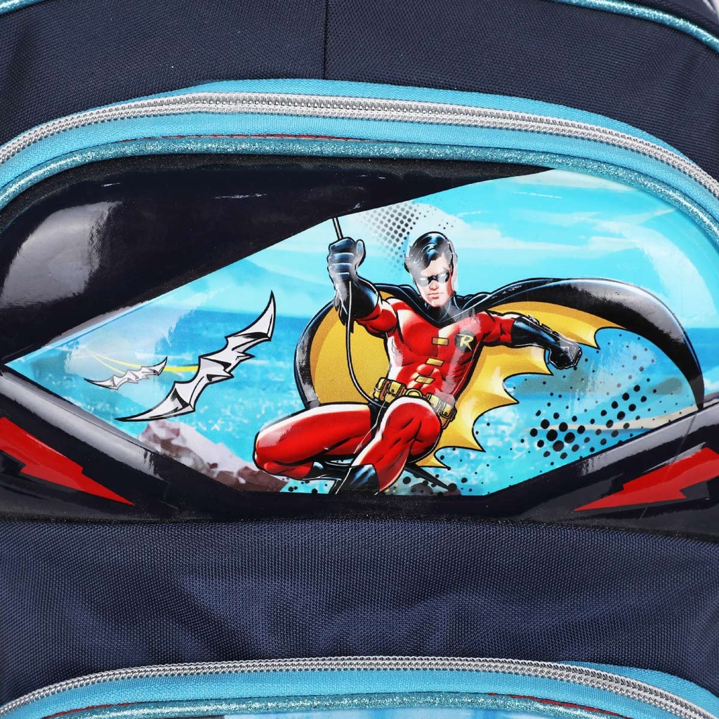 5éme et 6éme Année Primaire Cartable Scolaire Avec Roulette Pour Garçon Motif Batman