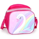 3 en 1 Cartable Fille Avec Sac Repas et Trousse à Crayons Motif Cygne