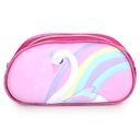 3 en 1 Cartable Fille Avec Sac Repas et Trousse à Crayons Motif Cygne
