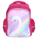 3 en 1 Cartable Fille Avec Sac Repas et Trousse à Crayons Motif Cygne