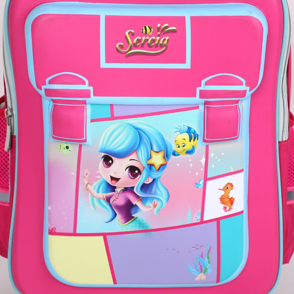 3éme et 4éme Année Primaire Cartable Scolaire Avec Roulette Pour Fille Motif Fille