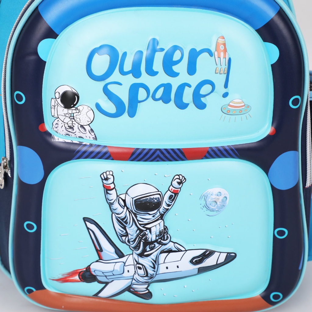 1ère et 2éme Année Primaires Cartable Scolaire Pour Garçon Motif Outer Space