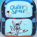 1ère et 2éme Année Primaires Cartable Scolaire Pour Garçon Motif Outer Space