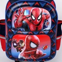 1ère et 2éme Année Primaires Cartable Scolaire Avec Roulette Pour Garçon Motif Spiderman