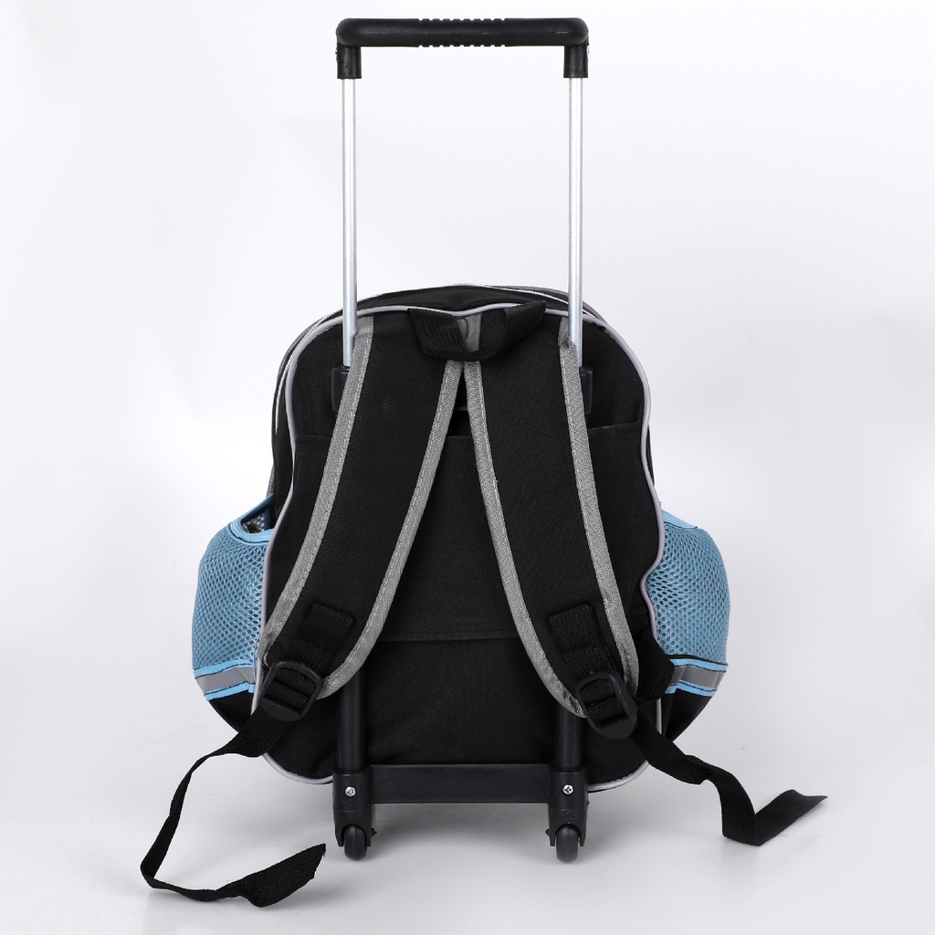 Cartable à Roulettes pour Garçon Motif Ballon Soccer pour Maternelle et Préparatoire