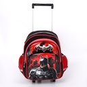Cartable à Roulettes pour Garçon Motif  Batman pour Maternelle et Préparatoire