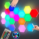 Lot De 3 Lampes Spots RGBW Sans Fils Avec Télécommande