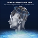 Masseur de Tête électrique Rechargeable Avec 8 Aimants de Massage