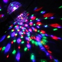 Lampe Disco Led Double Face Rotative 360 degré Colorée RGB - 6W