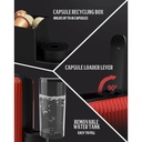 FLORENCE Machine Café À Capsules Nespresso 1400W 1L-Rouge