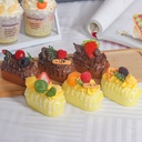 Lot de 6 Magnétique Faux Gateaux Artificiels pour Présentation et Décoration Motif 2