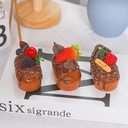 Lot de 6 Magnétique Faux Gateaux Artificiels pour Présentation et Décoration Motif 2