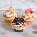 Lot de 6 Magnétique Faux Cakes Artificiels pour Présentation et Décoration