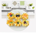 Lot de 6 Magnétique Faux Cupcakes Artificiels pour Présentation et Décoration