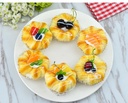 Lot de 6 Magnétique Faux Cupcakes Artificiels pour Présentation et Décoration