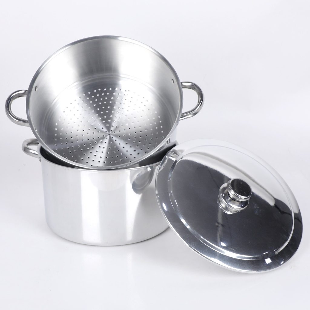  Grande Couscoussier Aluminium 10 L 30 Cm OUBOURSINA