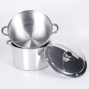  Grande Couscoussier Aluminium 10 L 30 Cm OUBOURSINA