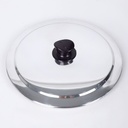 OUBOURSINA Couscoussier Aluminium 6 L 22 Cm avec Poignée PVC-Violet