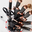 BOBSSEN Ensemble De Couteaux De Cuisine 9 Pièces Avec Support-Noir