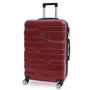 TEC TAKE VALISE Serie De 3 Valises Abs Modèle 3-Rouge Bordeaux