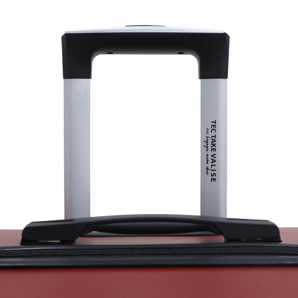 TEC TAKE VALISE Serie De 3 Valises Abs Modèle 3-Rouge Bordeaux