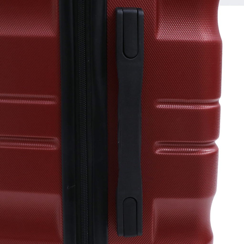 TEC TAKE VALISE Serie De 3 Valises Abs Modèle 3-Rouge Bordeaux