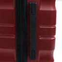 TEC TAKE VALISE Serie De 3 Valises Abs Modèle 3-Rouge Bordeaux