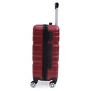 TEC TAKE VALISE Serie De 3 Valises Abs Modèle 3-Rouge Bordeaux