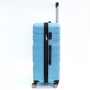 TEC TAKE VALISE Serie De 3 Valises Abs Modèle 3-Bleu ciel 