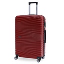 TEC TAKE VALISE Serie De 3 Valises Abs Modèle 2-Rouge Bordeaux