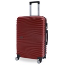 TEC TAKE VALISE Serie De 3 Valises Abs Modèle 2-Rouge Bordeaux
