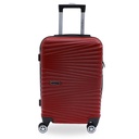 TEC TAKE VALISE Serie De 3 Valises Abs Modèle 2-Rouge Bordeaux