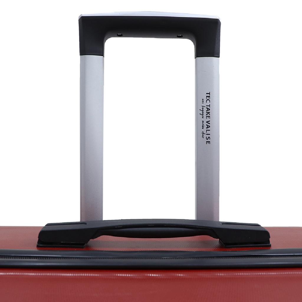 TEC TAKE VALISE Serie De 3 Valises Abs Modèle 2-Rouge Bordeaux