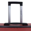 TEC TAKE VALISE Serie De 3 Valises Abs Modèle 2-Rouge Bordeaux