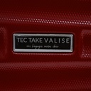 TEC TAKE VALISE Serie De 3 Valises Abs Modèle 2-Rouge Bordeaux