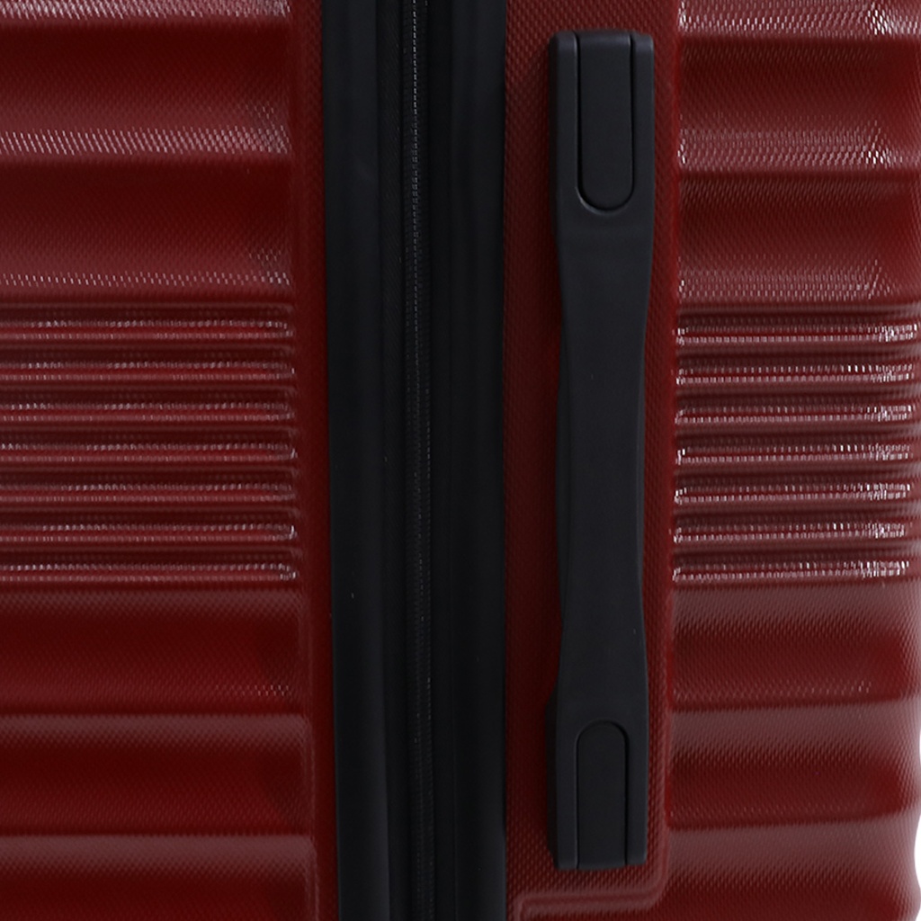 TEC TAKE VALISE Serie De 3 Valises Abs Modèle 2-Rouge Bordeaux