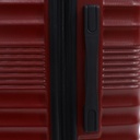 TEC TAKE VALISE Serie De 3 Valises Abs Modèle 2-Rouge Bordeaux
