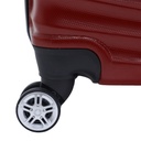 TEC TAKE VALISE Serie De 3 Valises Abs Modèle 2-Rouge Bordeaux