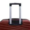 TEC TAKE VALISE Serie De 3 Valises Abs Modèle 2-Rouge Bordeaux