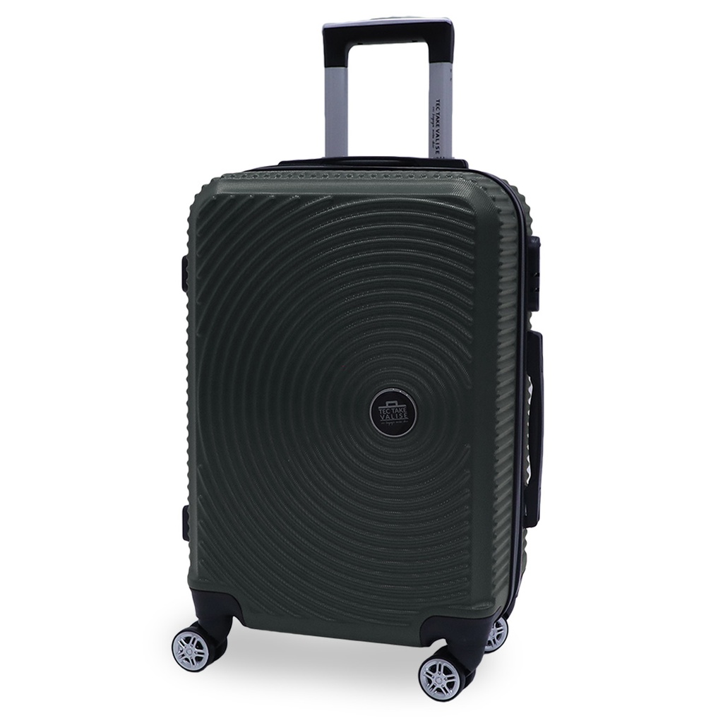 TEC TAKE VALISE Serie De 3 Valises Abs Modèle 1-Bleu Pétrole