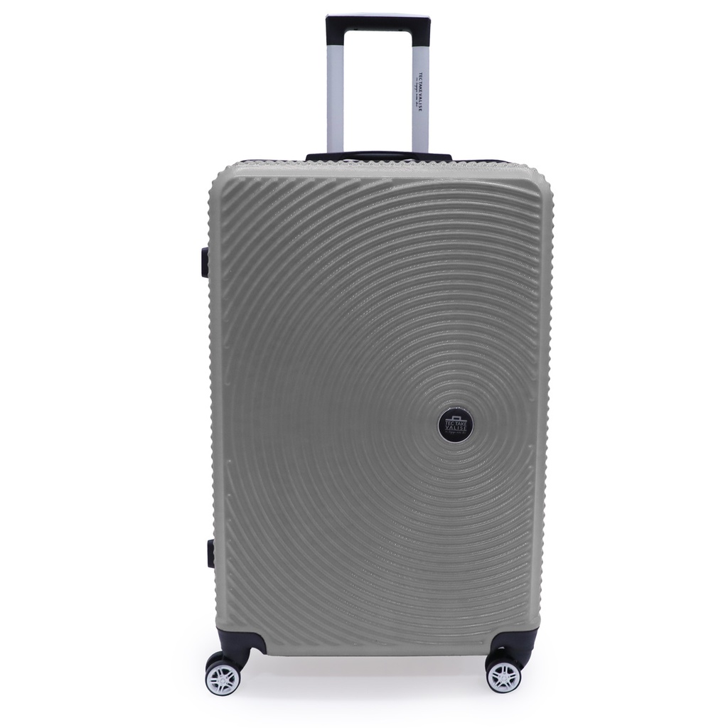 TEC TAKE VALISE Serie De 3 Valises Abs Modèle 1-Argentée