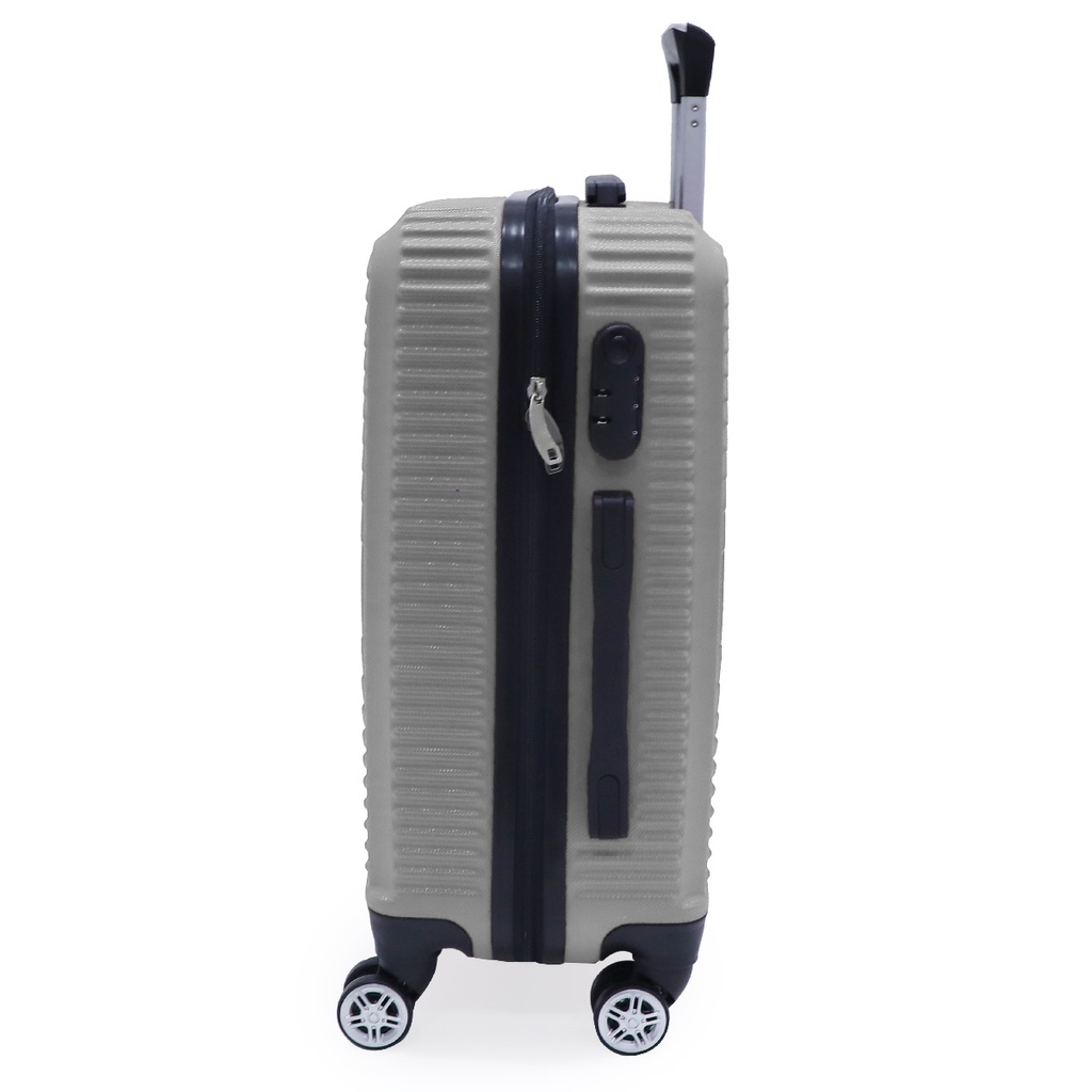 TEC TAKE VALISE Serie De 3 Valises Abs Modèle 1-Argentée