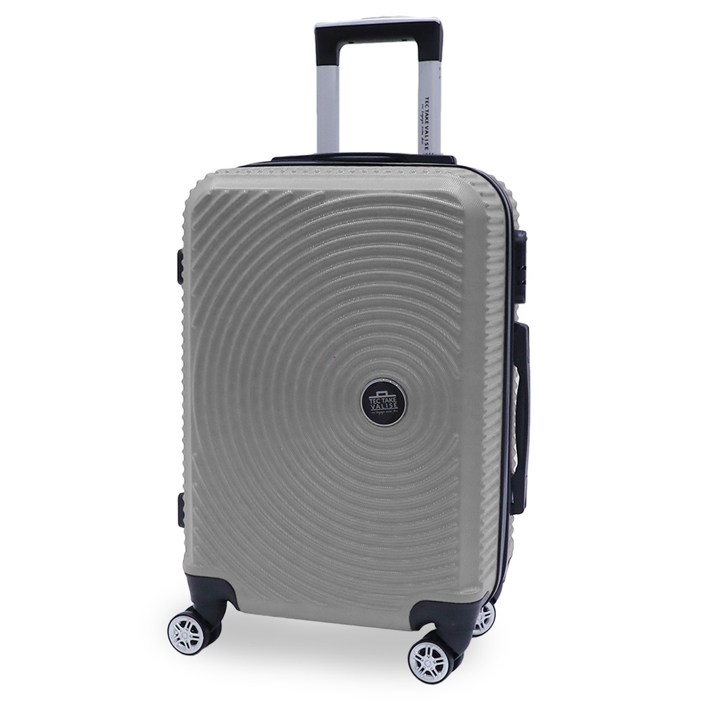 TEC TAKE VALISE Serie De 3 Valises Abs Modèle 1-Argentée