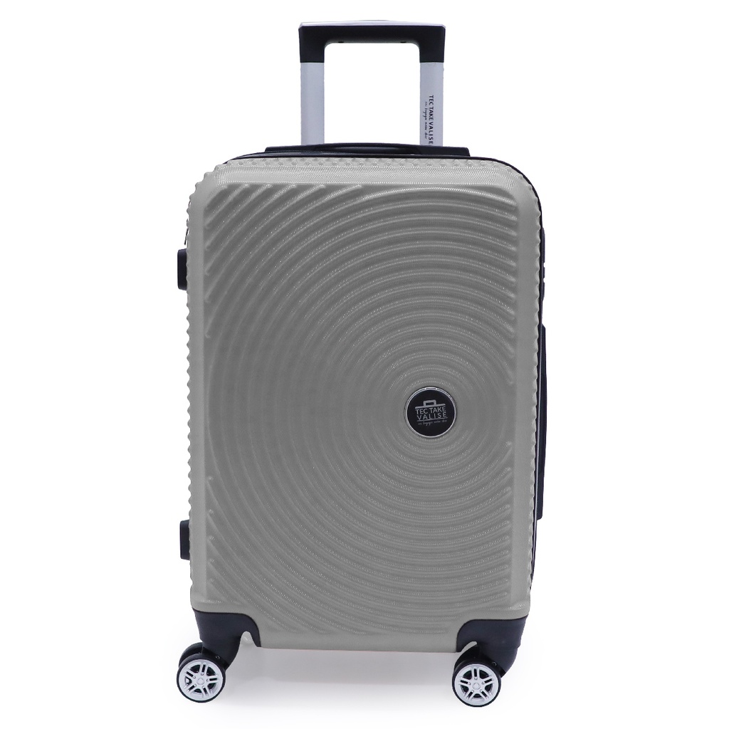 TEC TAKE VALISE Serie De 3 Valises Abs Modèle 1-Argentée