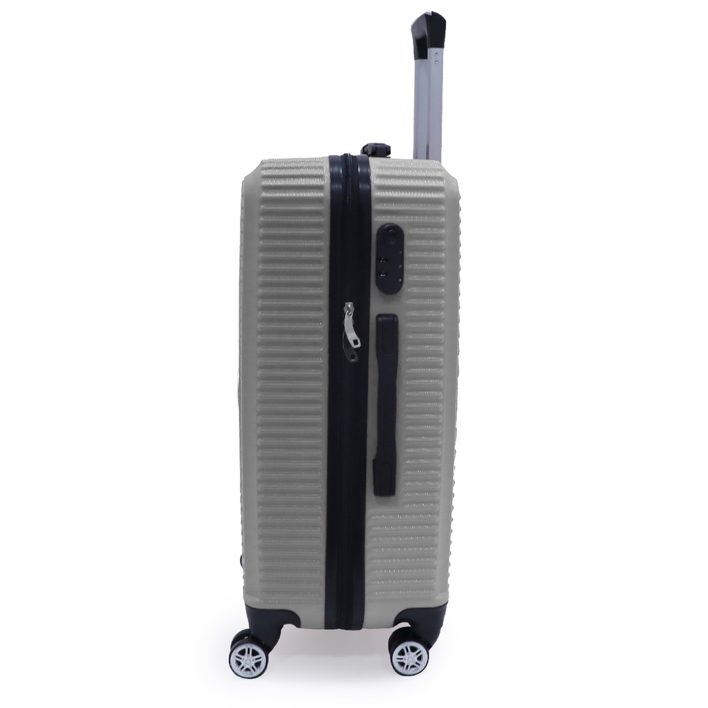 TEC TAKE VALISE Serie De 3 Valises Abs Modèle 1-Argentée