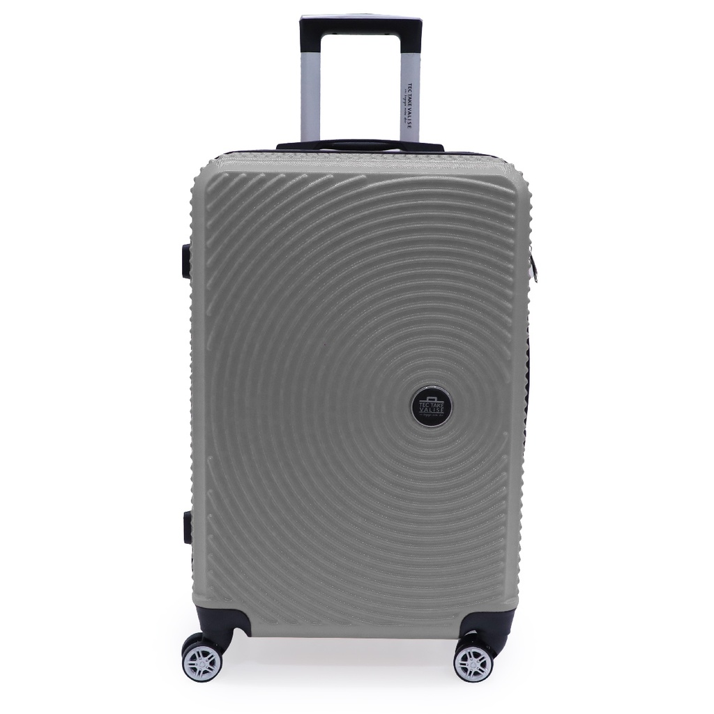 TEC TAKE VALISE Serie De 3 Valises Abs Modèle 1-Argentée